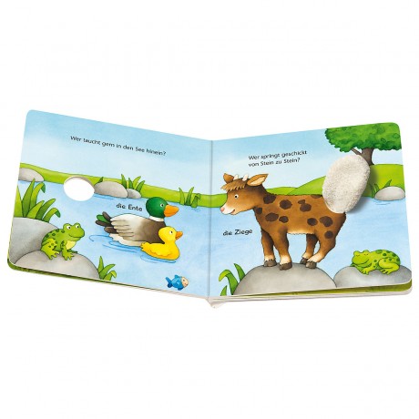 Ravensburger ministeps® Was wackelt hier? Was zappelt hier? ministeps® Что здесь трясется? Что тут шевелится?