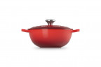 Le Creuset LE CREUSET La Marmite 24 cm Kirschrot SIGNATURE rot LE CREUSET La Marmite 24 см вишнево-красный SIGNATURE