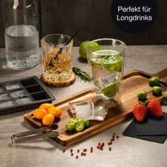 Moritz &amp; Moritz Moritz &amp; Moritz Eiswucrfelform eckig 2er Set grau Набор квадратных форм для кубиков льда Moritz &amp;amp; Moritz, 2 шт.