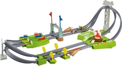 Mattel Hot Wheels Mario Kart Mario Rundkurs Trackset Гоночный трек Hot Wheels Mario Kart Mario Circuit