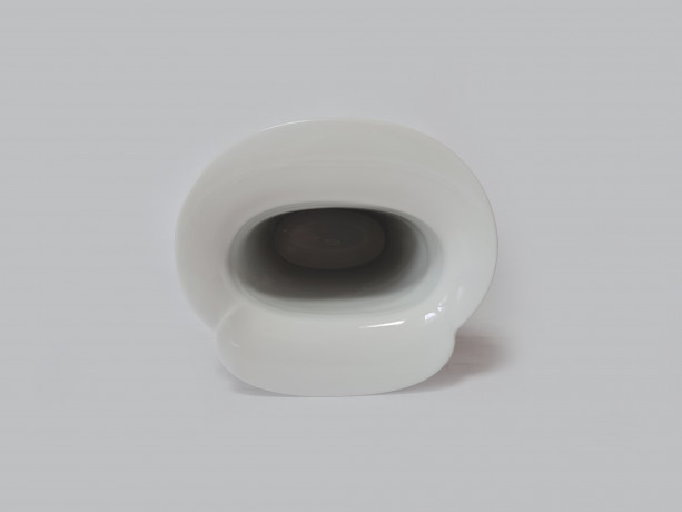 Arzberg Белая фарфоровая ваза, 12 x 13 x 19см, Германия, 1970-80гг.