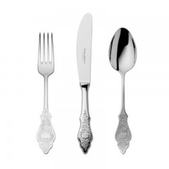 Robbe &amp; Berking Robbe &amp; Berking Ostfriesen 925 Sterling Silber Kinderbesteck 3-tlg. Robbe &amp;amp; Berking Ostfriesen 925 детские столовые приборы из серебра 925 пробы, набор из 3-х предметов.