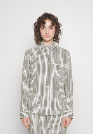 Tommy Hilfiger Pyjama top nola stripe beige пижамный топ нола полосатый бежевый