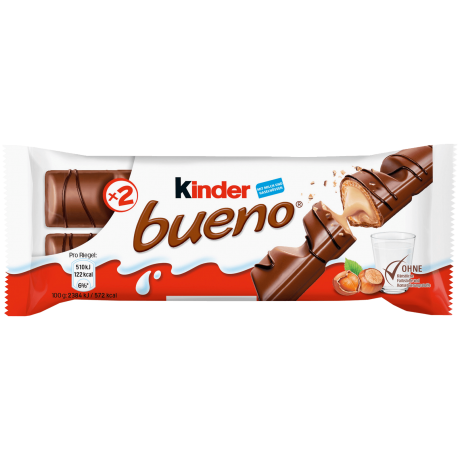 Kinder Bueno Вафли с ореховым кремом в шоколаде 43г