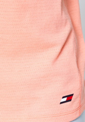 Tommy Hilfiger REGULAR TEE  Top coral blossom ОБЫЧНАЯ ФУТБОЛКА Верх коралловый цвет