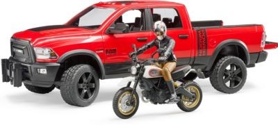 Bruder RAM 2500 Power Wagon m Scrambler Ducati RAM 2500 Power Wagon со скремблером Ducati
