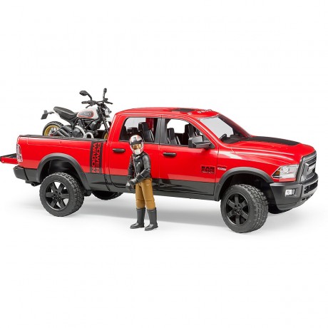 Bruder RAM 2500 Power Wagon m Scrambler Ducati RAM 2500 Power Wagon со скремблером Ducati