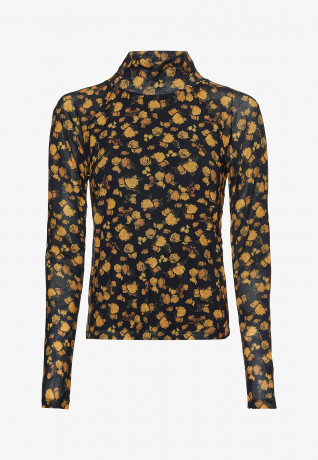 Tommy Hilfiger FLORAL PRINT  Long sleeved top frosted floral ditsy ЦВЕТОЧНЫЙ ПРИНТ Топ с длинными рукавами матовый цветочный дитси