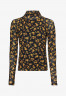 Tommy Hilfiger FLORAL PRINT  Long sleeved top frosted floral ditsy ЦВЕТОЧНЫЙ ПРИНТ Топ с длинными рукавами матовый цветочный дитси