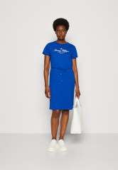 Tommy Hilfiger REGULAR SHORT DRESS Jersey dress ultra blue ОБЫЧНОЕ КОРОТКОЕ ПЛАТЬЕ Платье из джерси ультра синий