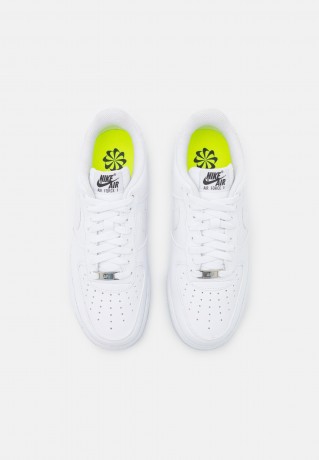 Nike Sportswear AIR FORCE 1 Sneaker low white/black/metallic silver AIR FORCE 1 Низкие кроссовки женские белый/черный/серебристый металлик