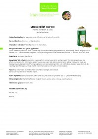 Krauterhaus Sanct Bernhardt Stress Relief Tea VIII, 75 г