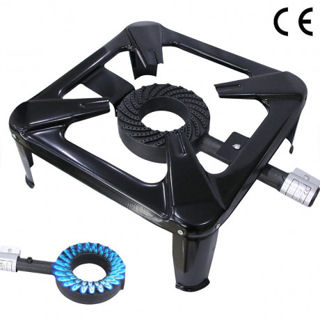 Mucola Mucola Gaskocher Hockerkocher Gasbrenner 4 Bein Gaskocher Campingkocher Gusseisen Stahl, (Premium-Gaskocher), regulierbar Газовая плита Mucola, табурет, газовая горелка, газовая плита на 4 ножках, походная плита, чугунная сталь, (газовая плита пре