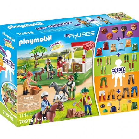 PLAYMOBIL My Figures: Horse Ranch Мои фигурки: конное ранчо