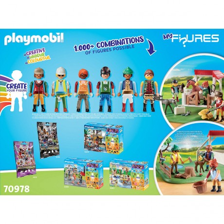 PLAYMOBIL My Figures: Horse Ranch Мои фигурки: конное ранчо