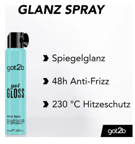 got2b gotGloss Glanz Spray Термоспрей для защиты волос с эффектом гладких блестящих волось, 200мл