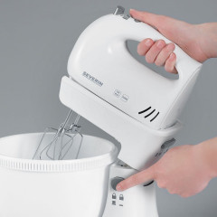Severin Severin Handmixer HM 3810, 300 W, rotierende 3 L Schussel, 5 Stufen + Turbo, Zubehor aus Edelstahl  Ручной миксер Severin HM 3810, 300 Вт, вращающаяся чаша 3 л, 5 уровней + турбо, аксессуары из нержавеющей стали