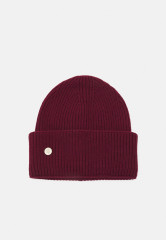 Tommy Hilfiger ELEVATED  BEANIE Beanie rouge ПОВЫШЕННАЯ ШАПКА Шапочка румяна
