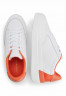 Tommy Hilfiger COLOUR POP CUPSOLE Trainers white earth orange COLOR POP CUPSOLE Кроссовки белый земляной оранжевый