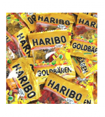 Haribo Goldbaren 1kg x 3st, Жевательный мармелад, пакет, фруктовый мармелад мишки ассорти, мягкая текстура, без искусственных, Набор 1кг x 3шт 