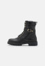 Tommy Hilfiger BUCKLE LACE UP BOOT Lace-up ankle boots black BUCKLE LACE UP BOOT Ботильоны на шнуровке черный