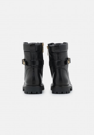 Tommy Hilfiger BUCKLE LACE UP BOOT Lace-up ankle boots black BUCKLE LACE UP BOOT Ботильоны на шнуровке черный