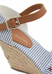 Tommy Hilfiger SEERSUCKER Wedge sandals seersucker bluecoast SEERSUCKER Босоножки на танкетке Сирсакер Блюкоаст