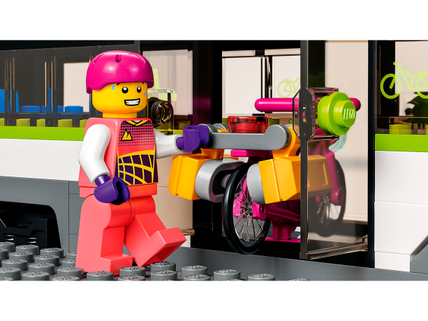 Lego Personen-Schnellzug пассажирский экспресс