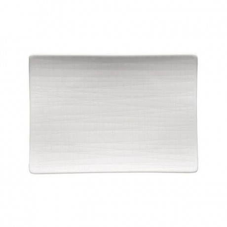 Rosenthal Rosenthal Mesh Weiss Platte flach 18x13 cm Rosenthal Mesh Белая тарелка плоская 18x13 см