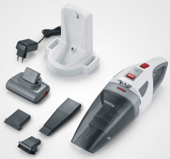Severin Severin Akku-Handstaubsauger HV 7146, 120 W, beutellos, bis zu 60 Min. Akkulaufzeit, inkl. Ladestation mit Wandhalterung Беспроводной ручной пылесос Severin HV 7146, 120 Вт, без мешка, время автономной работы до 60 минут, включая зарядную станцию