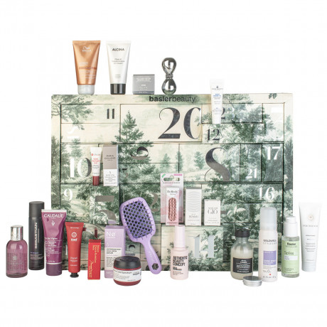 BASLERBEAUTY Adventskalender 2026 Silber, BASLERBEAUTY Серебряный адвент-календарь 2026 с уходом за лицом, телом и волосами, ароматами и аксессуарами, 24 сюрприза