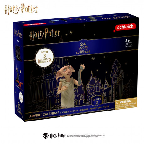 Schleich Harry Potter Adventskalender Serie 2 99241, Schleich Harry Potter адвент-календарь серии 2 с мини-фигурками и аксессуарами, 29 деталей, от 6 лет