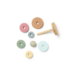 Kids Concept Stapelringe Edvin Stapelspielzeug Кольца для штабелирования Игрушка Эдвин для штабелирования