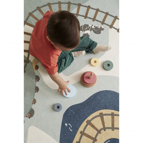 Kids Concept Stapelringe Edvin Stapelspielzeug Кольца для штабелирования Игрушка Эдвин для штабелирования