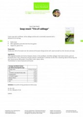 Krauterhaus Sanct Bernhardt Soup snack "Trio of cabbage" (pack of 10), 200 г