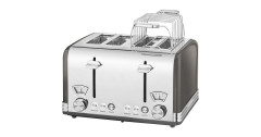 ProfiCook ProfiCook Toaster Vintage PC-TA 1194 anthrazit/chrom, 1.630 Watt, fur 4 Scheiben Toast  anthrazit/chrom Тостер ProfiCook Vintage PC-TA 1194 антрацит/хром, 1630 Вт, на 4 ломтика тостов
