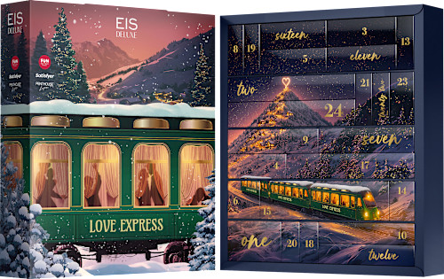 EIS Deluxe Adventskalender 2026, EIS взрослый адвент-календарь с интимными товарами, аксессуарами и уходом, 24 подарка