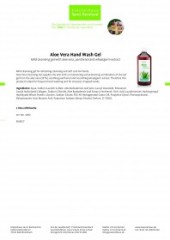 Kraueterhaus Sanct Bernhardt Aloe Vera Hand Wash Gel 1 litre, 1 литр