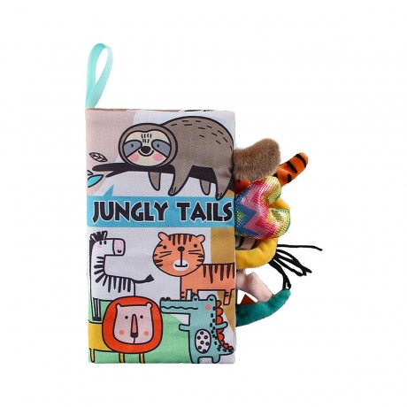 Vetaka Babybuch mit Tierschwanz fur Kinder Детская книга с хвостом животного для детей