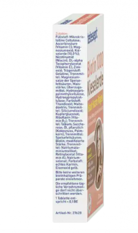 tetesept Biotin 2000 Kieselerde Tabletten 30st Биотин+ремнезем+цинка+антиоксиданты