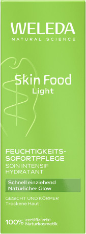 WELEDA Skin Food Light Gesichts & Koerpercreme, 75 ml, Лёгкий крем Skin Food Light для сухой кожи лица и тела с подсолнечным маслом, ши и какао, 75 мл