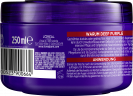 L'Oreal Paris Elvital Color Glanz Deep Purple Mask, 250 ml, Фиолетовая маска против желтизны для осветлённых тёмных и мелированных волос, интенсивный уход, 250 мл