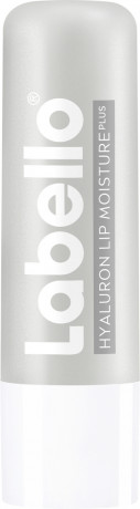 Labello Hyaluron Lip Moisture Plus, Бесцветный бальзам для губ с гиалуроновой кислотой и миндальным маслом для увлажнения и мягкости, 4,8 г