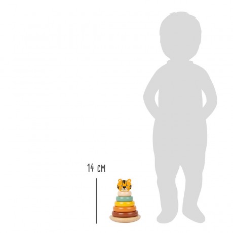 Small Foot Stapelturm Tiger Safari Сафари на тиграх со штабелируемой башней