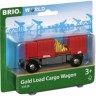 BRIO Container Goldwaggon Контейнерный золотой фургон