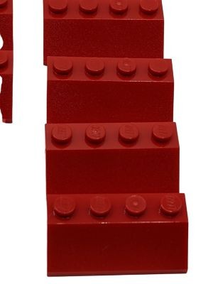 LEGO LEGO 2x4 Dachsteine Rot und Fenster - 25 Stuck - Red 3037 NEU LEGO 2x4 черепица красная и окно - 25 штук - красный 3037 НОВИНКА