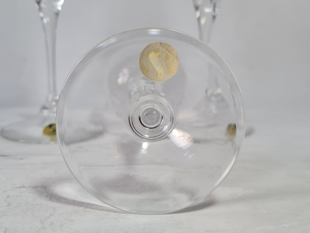 Бокалы винтажные Peill, стекло, 19 см, 5 шт., Германия, 1980-90гг.