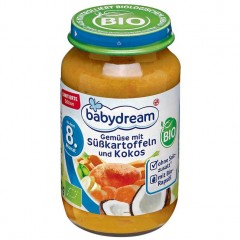 babydream Bio Menu Gemuse mit Susskartoffeln и Kokos 220 г
