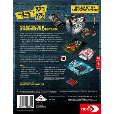 Noris Escape Room Duo Horror Побег из комнаты