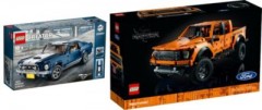 LEGO 2er Set: Creator Expert 10265 Ford Mustang + Technic 42126 Ford F-150 Raptor Набор из 2 предметов: Creator Expert 10265 Ford Mustang + Technic 42126 Ford F-150 Raptor